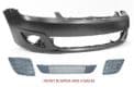 FORD FIESTA  MK 6  ZETEC     FRONT BUMPER  inc grills     2006 - 2007 - 2008  NEW (5)