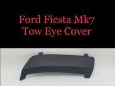 FORD FIESTA MK 7.5. REAR TOW EYE COVER. In BUMPER 2009 - 2011 STANDARD NEW