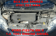 FORD FIESTA MK 8 1.4 CDTI ENGINE DIESEL 2011 - 2012 37K MILES
