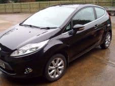 FORD FIESTA MK 8 PASSENGER DOOR MIRROR BLACK ELECTRIC INC INDICATOR USED 2008 - 2011