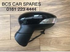 FORD FIESTA MK 8 PASSENGER DOOR MIRROR BLACK ELECTRIC INC INDICATOR USED 2008 - 2011 (3)