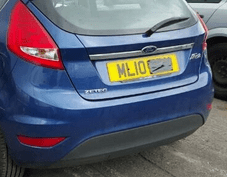 FORD FIESTA MK 8 REAR TAILGATE BLUE 2009 2010 2011 USED
