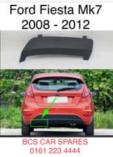 FORD FIESTA MK 8 REAR TOW EYE COVER. In BUMPER 2008 - 2012 STANDARD NEW