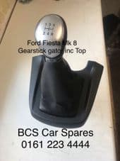 FORD FIESTA mk8;;Gearstick. Gator + Top. 2010 - 2012. Black