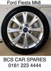 FORD FIESTA Mk8. ALLOY 15”. WHEEL INC. TYRE. REPLACEMENT SPARE.