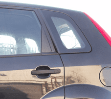 FORD FIESTA REAR 1/4 WINDOW / GLASS PASSENGERS SIDE 5 DOOR