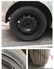 FORD FIESTA STEEL WHEEL INC TYRE. 195/50/15. 15”