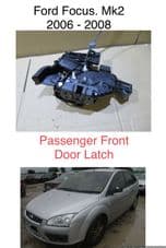 FORD FOCUS MK 3 DOOR CATCH LOCK 2006 2007 PASSENGER SIDE FRONT. USED