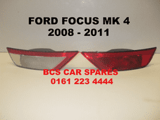 FORD FOCUS MK 4 REAR FOG LIGHT + REVERSE LIGHT DRIVERS + PASSENGERS SIDE PAIR 2009 2010 (2)