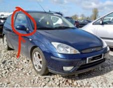 FORD FOCUS MK1 DRIVER SIDE WINDOW GLASS 3 DOOR MODEL ONY 2001 - 2005