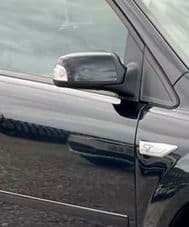 FORD FOCUS Mk2. BLACK DOOR MIRROR ELECTRIC INC INDICATOR. 2005 - 2097. Used