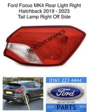 FORD FOCUS REAR LIGHT DRIVERS SIDE. 2019 - 2020 - 2021. New