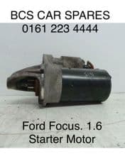 FORD FOCUS STARTER MOTOR 1.6 PETROL 2004 PRE OWNED