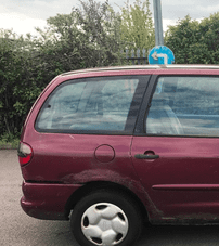 Ford GALAXY MK 1 REAR WINDOW / GLASS OSRR DRIVERS SIDE 1998 1999 2000 REG USED