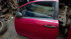 FORD KA DOOR PASSENGER SIDE BURGUNDY + GLASS 2009 -- 2014