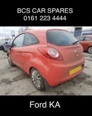 FORD KA REAR BUMPER. RED. USED GENUINE 2010 - 2014