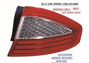 FORD MONDEO MK 4  O/S REAR LIGHT  DRIVERS SIDE REAR   ( HATCH BACK MODEL ONLY )   2007 - 2008 - 2009 - 2010