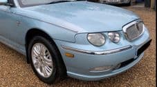 ROVER 75. Front Bumper. Shell. Lt Blue. 2001 - 2002 - 2003. Pre owned