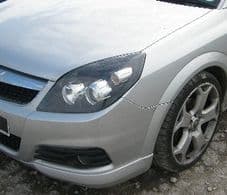 VAUXHAAL VECTRA MK 3 FRONT HEADLIGHT / LAMP N/S PASSENGER 2006+ "BLACK TYPE"