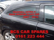 VAUXHALL ASTRA H WINDOW / GLASS 2007 - 2010 OSR SIDE REAR DRIVERS 3 Dr Model ONLY