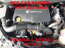 VAUXHALL ASTRA J A17 DTS ENGINE 38K MILES 2013 2014 ( 6 MTHS WARRANTY ) (3)