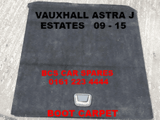 VAUXHALL ASTRA J ESTATE BOOT CARPET 2009 - 2015 USED (Good Condition )