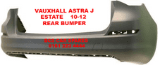VAUXHALL ASTRA J ESTATE REAR BUMPER 2010 - 2012 NEW NEW