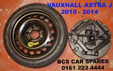 VAUXHALL ASTRA J SPACE SAVER WHEEL INC TYRE + TOOL KIT ( 115/70/16 )