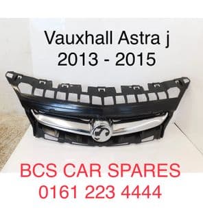 VAUXHALL ASTRA J    TOP GRILL INC CHROME + BADGE. 2013  - 2015. Facelift