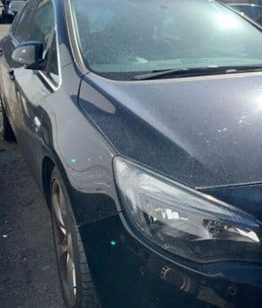 VAUXHALL ASTRA J. Black. FRONT WING   DRIVERS SIDE  O/S   5 Door MODEL ONLY