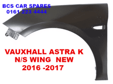 VAUXHALL ASTRA K FRONT WING N/S PASSENGERS SIDE NEW 2016 2017