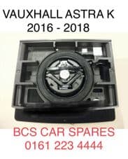 VAUXHALL ASTRA K. SPACE SAVER WHEEL INC TOOL KIT + Foam Surround