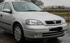 VAUXHALL ASTRA MK 4 FRONT BUMPER SILVER 2000 - 2004