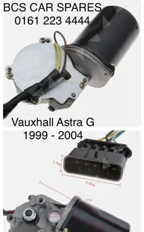 VAUXHALL  ASTRA   MK 4  G  1999 - 2004   FRONT WIPER MOTOR   NEW