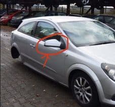 VAUXHALL ASTRA MK 5 H DOOR MIRROR ELECTRIC SILVER 2004 - 2008 (1)