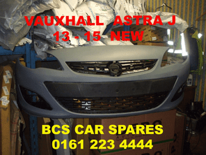 VAUXHALL ASTRA MK 6     J      FRONT BUMPER     NEW     2013  2014  2015   FACELIFT    COMPLETE INC GRILLS
