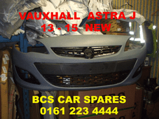 VAUXHALL ASTRA MK 6 J FRONT BUMPER NEW 2013 2014 2015 FACELIFT COMPLETE INC GRILLS