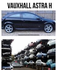 VAUXHALL ASTRA. 3 DOOR. DRIVERS SIDE. 2006 - 2009. BLACK.