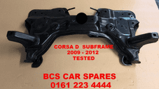 VAUXHALL CORSA D 2008 - 2010. SUBFRAME Pre Owened Z12. Petrol Engine