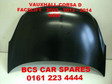 VAUXHALL CORSA D BONNET NEW 2012 2013 2014 new new