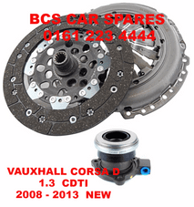 VAUXHALL CORSA D CLUCH KIT COMPLETE ( 3 PIECE ) 1.3 CDTI