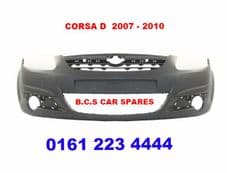 VAUXHALL CORSA D FRONT BUMPER NEW NEW 2007 - 2008 - 2009 - 2010 - 2011 ( IN PRIMER )