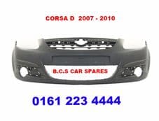 VAUXHALL CORSA D MK 3 FRONT BUMPER 2007 - 2010 NEW NEW ( IN PRIMER READY FOR PAINT )