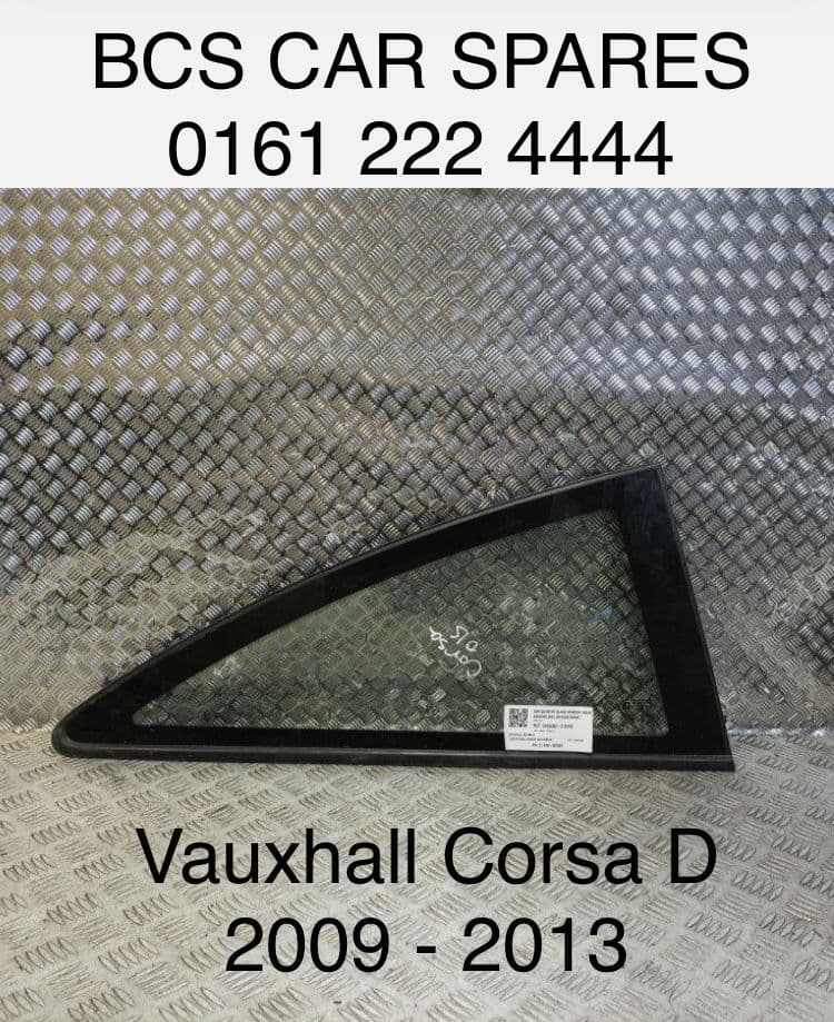 thumbnail interactive-video image 1 of Vauxhall Corsa D Front Drivers Side Door Glass - Offside 3 Door ONLY 2006-2014 1 of 5