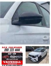 VAUXHALL CORSA F. DOOR MIRROR. PASSENGER SIDE 2019 - 2020 - 2021 - 2022.