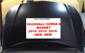 VAUXHALL CORSA MK 4  E   BONNET   NEW   15  16 REG  ( Insurance Approved  )
