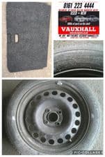 VAUXHALL CORSA STEEL WHEEL INC TYRE + BOOT FLOOR