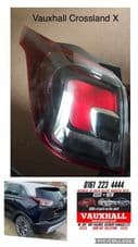 VAUXHALL CROSSLANDER X PASSENGER REAR LIGHT 2017 2018 2019