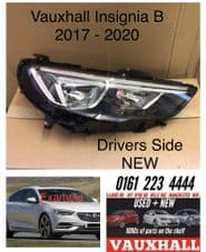 VAUXHALL INSIGNIA B HEADLIGHT O/S DRIVERS SIDE 2017 - 2020 (1)