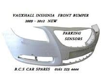 VAUXHALL INSIGNIA FRONT BUMPER 2009 - 2013 ( PARKING SENSORS HOLES )